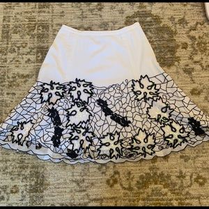 Silk Club 100% cotton midi skirt